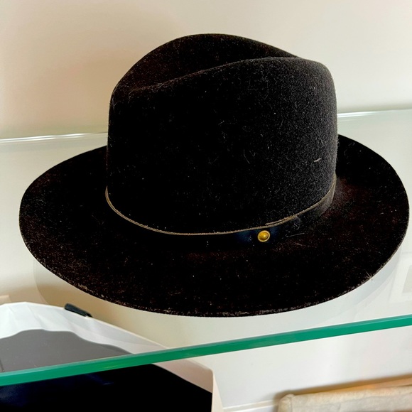 Rag & bone floppy Brim Wool Fedora Hat main image 2